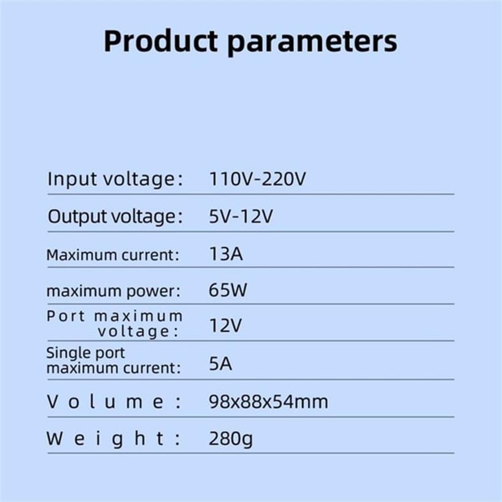 ÇOKLU USB ŞARJ 8 PORT (TENSA)