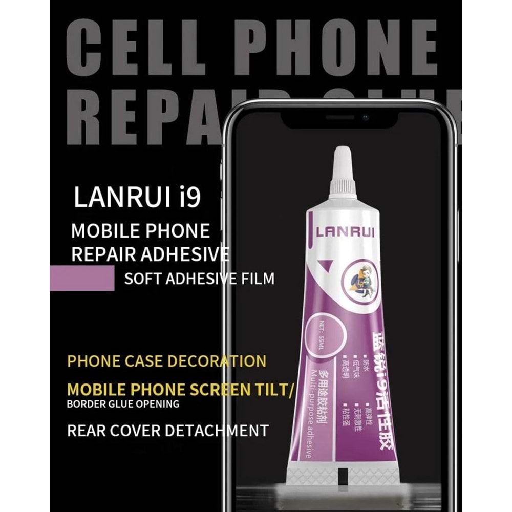 LANRUİ YAPIŞTIRICI 55ML ŞEFFAF