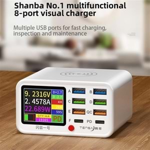 ÇOKLU USB ŞARJ 8 PORT (TENSA)