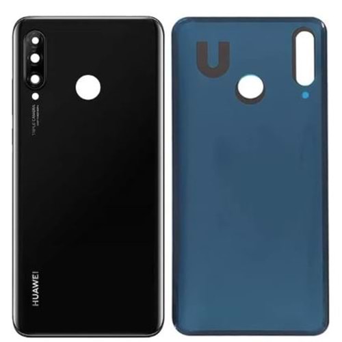 P30 LİTE ARKA KAPAK SİYAH KAMERA CAMLI (48MP)