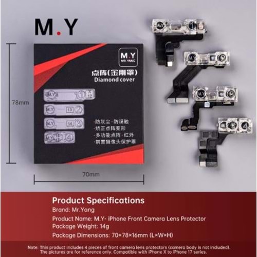 İPHONE ÖN KAMERA KORUYUCU